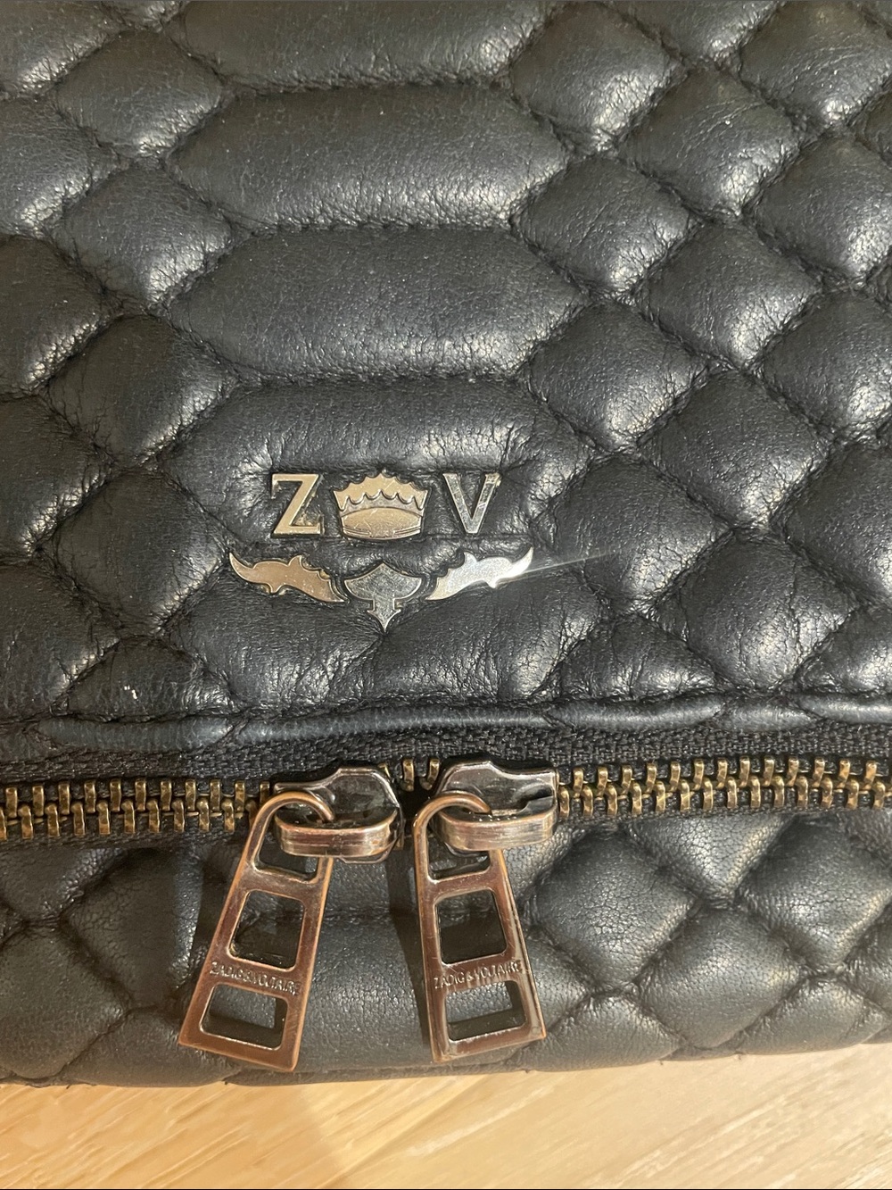 Zadig & Voltaire Black Rock Cross-Body Bag - Picture 6 of 9